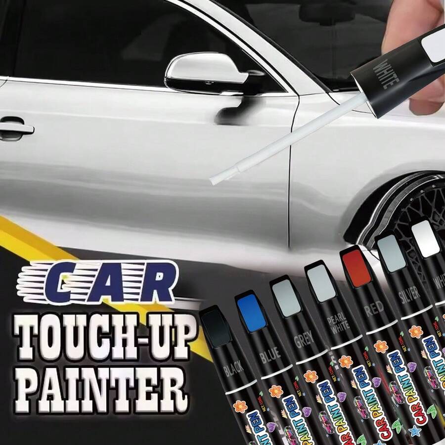 JB-XPCS High Quality Touch-Up Paint Pen Scratch Repair Kit For Cars Includes Multiple Colors Quick Dry Formula No Drip Design Perfect For DIY Car Touch Up And Scratch Removal - Multicolor - View 1