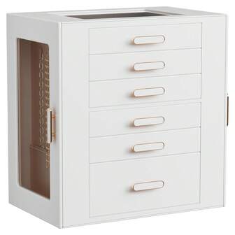 Jewelry Organizer Girls Women Jewelry Box For Necklaces Rings Earrings Christmas Gift Bracelets Storage Case