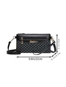 1 pieza Bolso bandolera de mujer - Un bolso de hombro de nicho con bolsillo para teléfono bandolera de color mixto - Multicolor - Ver 3