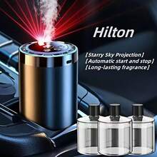 Smart Car Air Fresheners/Essential Oil Car Aromatherapy Diffuser - Portable, Intelligent Self-Spraying Atomizer With Lasting Light Fragrance, Comfortable& Soothing-Specifically Designed For Vehicles To Eliminate Odors And Freshen The Air - 1 máy khuếch tán hương thơm + 3 chai - Xem 12