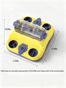 1个旋转式零食隐藏慢食喂食器 - 狗狗猫咪自娱自乐益智玩具，缓解无聊 - 1公升 - 查看 3