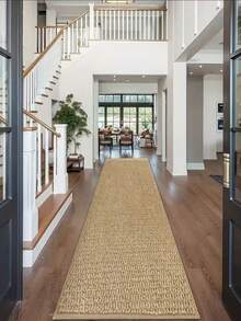 1pc Brown Faux Sword Pattern Rug, Thick Quality Washable Rug, Style Rug, Hallway Rug, Decorative Rug, Shower Mat, Sofa Seat Rug, Thick Rug, Home Decor Room Accessory, Living Room Rug, Bedroom Rug, Entryway Rug, Kitchen Rug, Bathroom Rug, Study Rug