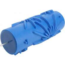 Rodillo de Textura Decorativa con Estampado Azul, Adorno de Goma, Decoración para Obras de Arte, Pintura, Placas de Textura (años) - 098Y - Ver 5