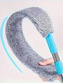 1pc Bed Bottom Cleaning Artifact Crevice Cleaning Electrostatic Dust Removal Duster Sweep Bed Bottom Dust Cleaning (Due To Different Batches, The Design And Color Of The Handle Plastic Parts May Vary. We Apologize For Any Inconvenience Caused.) - Default - View 2