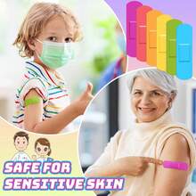 20/30/40/50/60/80/100pcs Cute Colorful Bandages, Elastic Adhesive Breathable Cartoon Colored Bandages, One-Time High Elasticity Bandages, Suitable For Abrasions, Wound Care, First Aid Patches, Outdoor Sports Bandages, Home First Aid Kits, Home And Outdoor Basic Wound Protection Stickers, Colorful Patches Showcase Unique Personalized. - Multicolor - View 8