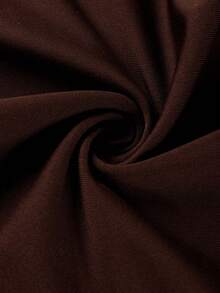 Fall Street Lounge Women's Valentine's Day Printed Zip-Up Jumpsuit Set, Long Sleeve Casual 2-Piece Outfit - Brown - View 4