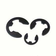 120pcs E Clips C Circlip Kit Retaining Ring Assorted M1.5-M10 - Black - View 4