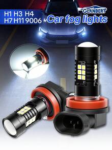 GLANBERT 1 件 Canbus H11 9005 9006 H1 雾灯 3030 21Smd LED Drl 日间行车灯 1156 1157 转向灯泡 H4 H7 大灯 LED 灯