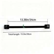 1pc No Drill Towel Rack, Wall Mounted Shoe Rack, Storage Shelf, Bathroom Organizer, Pot Lid Holder - Black - View 14