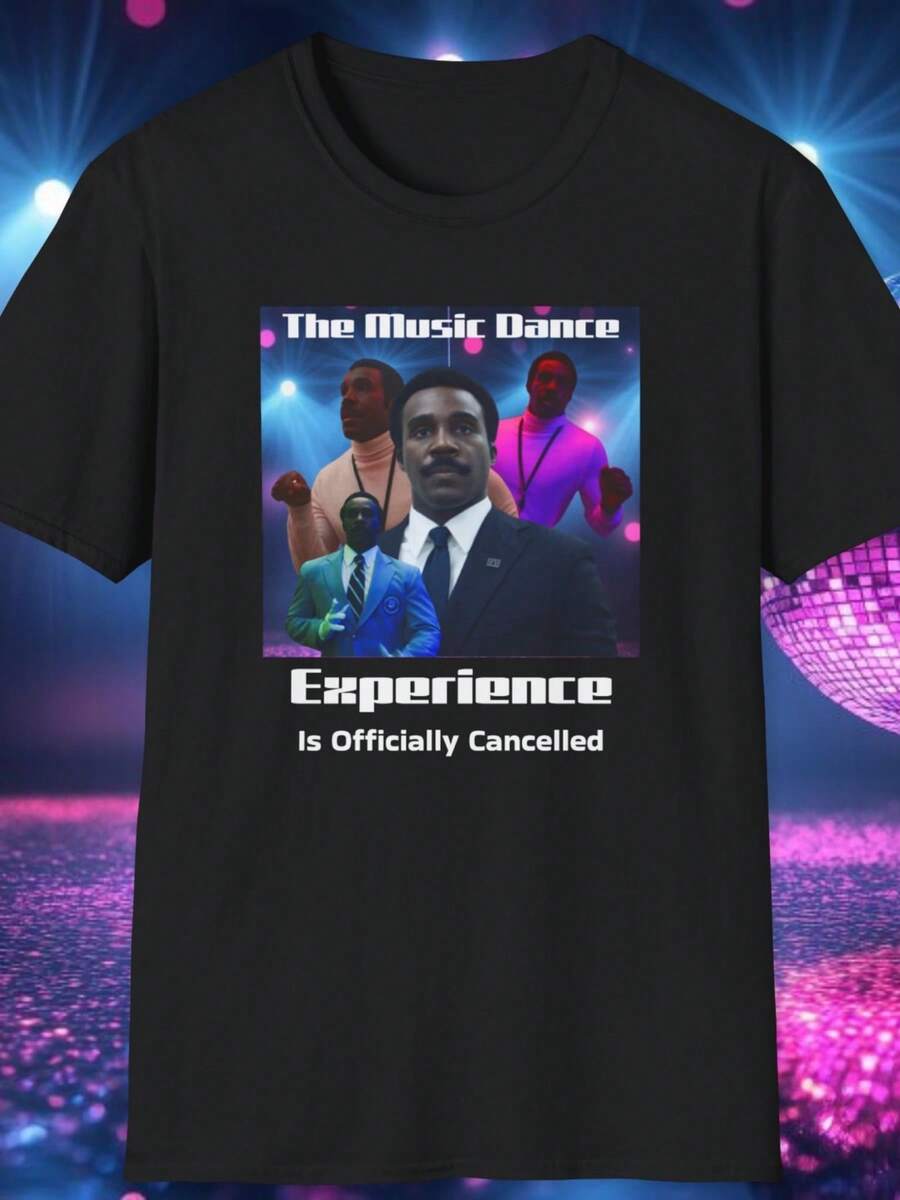 Severance Dance Experience Shirt - Funny Music Is Officially Cancelled Graphic Tee TV Show T-Shirt Gift For Men Women Te - 黑色 - 查看 1