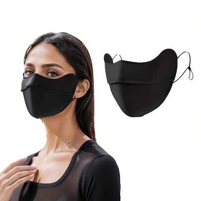 Reusable Silk Fiber Face - ASTM 1 Penetration Resistant, Breathable Duckbill Design With Ear Hooks, Lightweight Cooling, Suitable Outdoor Activities And Summer Travel, Multiple Color Options, Fashionable Protective Gear, Comfortable Adjustment, Durable Material, Accessories