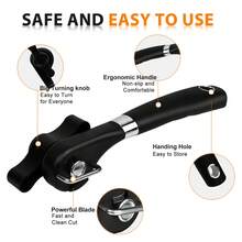 Quick And Easy Stainless Steel Can Opener A Multifunctional Kitchen Tool Easily Open Cans - 黑色 - 查看 2