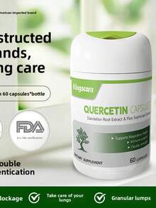 Kingscom American Imported Quercetin Capsules (FDA Certified) - Lung Care & Gland Unblocking Dietary Supplement (60 Capsules) - 其他 - 查看 1