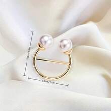 1 st/2 st/3 st/4 st halsduksklämmor med pärlmotiv, näsduksklämmor, t-shirtklämmor - Multifärgad - Visa 11