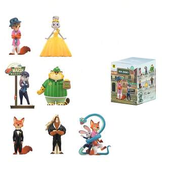Miniso Caja ciega de regalo con figuras de acción de Judy y Nick de la nueva serie "Zootopia 2: Nuevo Viaje" de Disney