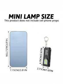 Portable USB Rechargeable Hands-Free Flashlight | Mini Keychain Light With Bottom Magnet, Clip Design, 5 Lighting Modes, Multi-Function Emergency Lantern, Hanging Tent Light, Suitable For Travel, Camping, Fishing - Multicolor - View 5