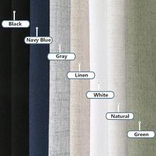 Chyhomenyc Gray Kitchen Curtains 24 Inch Length, Light Filtering Faux Linen Slub Textured Small Half Window Cafe Curtain, Short Curtains For Cabinet Bathroom Basement RV Camper, 1 Panel, Grey, 60Wx24L,60inchWx24inchL(Packof1),Grey - Grey - View 10