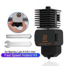 3D Printer Part Hotend Kit For Bambu Lab A1 A1 Mini Fast Speed Hot End Assembly 0.2 0.4 0.6 0.8mm Hardened Steel Nozzle