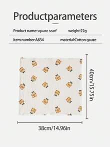 3pcs/Set Cotton Gauze Small Handkerchief Hand Towel Bath Accessories Washcloth Hand Towel Bath Towel Face Towel Pink Towel Small Towel Tea Towel - Multicolor - View 3