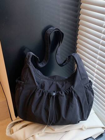 2025 Autumn/Winter New Drawstring Cloud Pleated Shoulder Bag, Crossbody Bag, Underarm Bag For Women