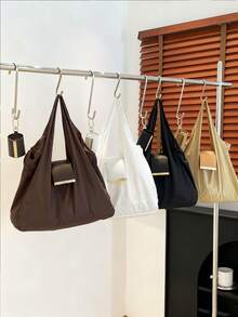 1pc Keychain Organizer Bag, Large-Capacity Shopping Bag. Folds Down To Become A Keychain Charm; Compact And Portable. Unfolds Into A Shoulder Bag Or Shopping Bag. Available In Various Colors And Versatile. - Multicolor - View 10