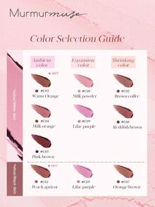 murmurmuse 1支低饱和度柔和色调腮红；质地柔软、富有弹性的乳霜状，顺滑易涂抹；打造自然柔和的肌肤般妆效；轻至中等遮瑕度，可叠加，全天舒适持妆，提升女性和女孩的自然美，适合日常妆容和特殊场合，也是一份很棒的礼物；面部彩妆，学生宿舍返校季必备。 - C08 - 查看 2