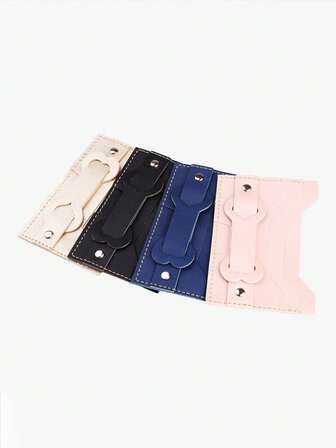 1 Pc INS Korean Creative Card Bag With Heart-Shaped Wrist Strap Phone Holder, Back Mounted Phone Card Pocket Coin Bag, Mini Bag, Girl's Bag, Coin Wallet, Mini Wallet,Subway Card Mobile Phone Protection Case, Passport Card Bag, PU Card Bag, Birthday Gift For Friends, Valentine's Day Gift, Shopping And Travel Essential Item