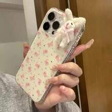 Ốp lưng điện thoại hình mèo dễ thương kiểu Ins, tương thích với Apple Phone 17promax/16promax và 15pro, hai lớp, chống rơi vỡ. - Nhiều màu - Xem 2