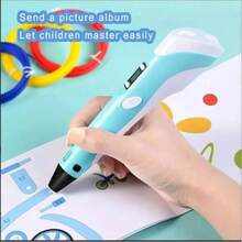 Pluma 3D de Alta Temperatura para Filamento PLA - Incluye Adaptador y Material Crea con precisión: herramienta perfecta para modelado libre, reparaciones y proyectos DIY. Temperatura ajustable, compatible con PLA, fácil de usar para todas las edades. Ideal para manualidades, educación y prototipado creativo. - Tipo de Enchufe A USA (110-127V) - Ver 7