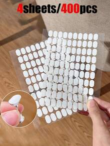 200pcs Double-Sided Adhesive Transparent Nail Crystal Glue, Nail Art Tools, Nail Art Materials, Nail Art Tools, Nail Art Supplies, Back To School, Nail Art, Nail Sticker Tools