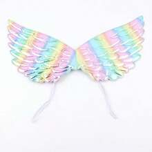 Unicorn Accessory Kit: Tiara With LED Lights + Wings - Princess Costume Party Tiara Decoration - Màu Hồng  Dưa hấu - Xem 3