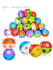 24 PCS Mini Fidget Spinners Soccer Ball Toys For Kids, Kids Valentines Gift,Soccer Party Favors Goodie Bag Stuffers, Rotatable Soccer Finger Stress Balls For Classroom Prizes - Multicolor - View 11