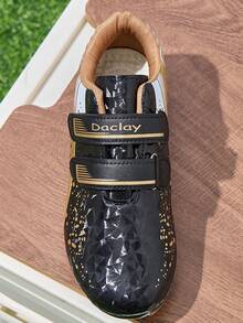 儿童足球鞋/足球鞋，男女童带钉运动鞋 - 金色 - 查看 6