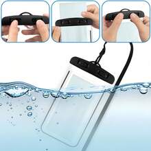 1pc Waterproof Phone Pouch, Water Proof Cell Phone Case, Phone Wet Dry Bag Holder Beach Vacation Waterpark Underwater Cruise Essentials Accessories... - Multicolor - View 2