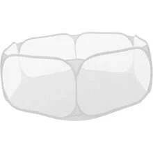 TOYANDONA Parque Plegable para Mascotas Pequeñas Jaula Portátil de Tela para Conejos y Animales Pequeños de Transportar y Almacenar Gris - 1 - Ver 1