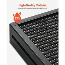 Panneaux de sortie lumineux - 1310 x 190 x 55 mm P10 - Voir 5