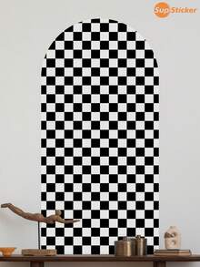 2 miếng/cuộn Miếng dán tường họa tiết bàn cờ cổ điển tự dính, chất liệu PVC, chống thấm nước và bụi bẩn, dễ lau chùi, miếng dán tường thích hợp cho tủ quần áo, ngăn kéo, lối vào, kệ, phông nền góc cà phê, cải tạo không gian, làm mới tường, trang trí đồ nội thất DIY - Nhiều màu - Xem 6