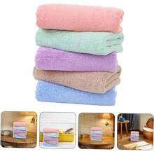 BESPORTBLE 10piezas Ropa De Cama Polar para Mascotas Absorbente De Microfibra y Lavable para Jaula De Animales Pequeños como Cobayas Conejos y Hámsters - 1 - Ver 6
