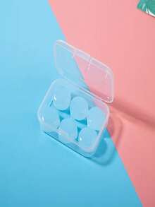 6/12pcs (Blue/Pink/Transparent/Wine Red) Flexible Silicone Reusable Earplugs - Suitable For Concerts, Swimming, Snoring And Flying; Noise Reduction, Ear Protection, Comfortable Design, Sleep Earplugs, Improve Sleep.