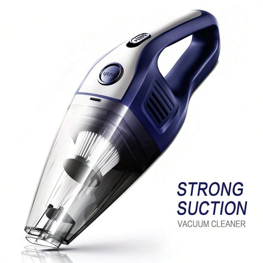 CascadeVac Handy Vacuum Cleaner Handheld Vacuum Cleaner For The Family Car, Powerful Suction USB Charging Mini Cleaning Vacuum Cleaner, Has A Variety Of Accessories For The Car, Home, Office And Other Slit Tools,0-200w Power
