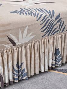 1pc Vintage Floral Pet Proof Breathable Stretch Sofa Cover, All Season Universal Fit Printed Dust-Proof Sofa Slipcover (Pillow Cover Not Included)