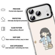 A Gift for Christmas And Thanksgiving, a Colored Silver Printed Phone Case Designed for The for  17, Compatible with for  Models 17, 16, 15, 14, 13, 12, 11, Plus Pro Max. Perfect As a Birthday Present for a Girlfriend, Boyfriend - Negro - Ver 6
