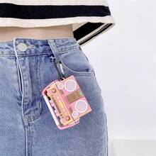 Stylish Cute Pink Radio Headphone Cover - Multicolor - View 5