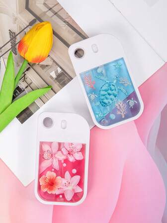 1 pieza Botella de spray de 50ml de desinfectante de manos sin enjuague hidratante, Botella de desinfectante de manos en spray de tamaño de viaje, Botella de spray de desinfectante de manos sin enjuague hidratante (Nota: El valor del producto real es una botella de spray vacía)