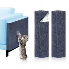 2 PIEZAS 100cm x 40cm Protector de muebles contra arañazos de gato con adhesivo autoadhesivo, poste rascador de gato duradero, alfombra DIY para trepar, protector de sofá contra las garras de gato - Unitalla - Ver 2