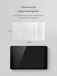 40pcs/Pack Large Capacity Portable Disposable Individually Packaged Screen Cleaning Wet Wipes, No Residue Eyeglasses Cleaning Wet Wipes, One-Time Lens Cleaning Cloth, Soft Material, No Fiber Residue, Suitable For Glasses, Smartphones, Computers, TVs, Cameras And Other Glass Surfaces, Portable Individual Packaging, Essential For Home, Office, School And Travel