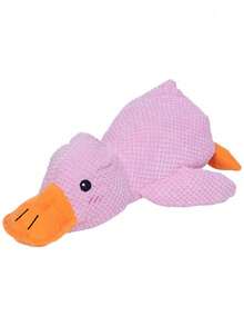 1 Set Of Soft Duck Plush Toys That Can Bark, Yellow/Green/Pink,Companion Animals For Cats And Dogs, Helping Dogsplay And Consume Energy, Suitable For Small And Mediumsized Pets (Large Pets May Bite People, So It Is Not Recommended For Large Pets), Christmas Pet Gift