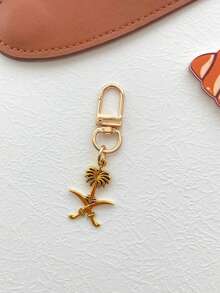 2 chiếc mặt dây chuyền hình cây cọ bằng kim loại (vàng/bạc) - Phụ kiện trang trí túi xách và móc khóa, phù hợp với túi xách, ví, ba lô và chìa khóa xe hơi - Trang trí lấy cảm hứng từ trang sức cây dừa thời trang, phụ kiện trang trí túi bằng kim loại bền chắc, hoàn hảo cho túi đi nghỉ mát ở bãi biển. - Nhiều màu - Xem 7