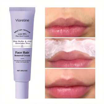 30克速效面部脱毛膏，不含甲醛，植物成分，男女通用，敏感肌适用 - 面部及身体脱毛，日常使用及特殊场合 - 无毛解决方案，男士护理