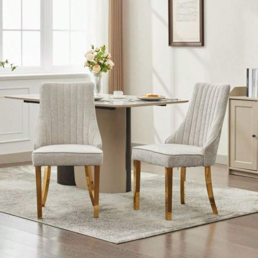 Living Room Chairs - Beige - View 1